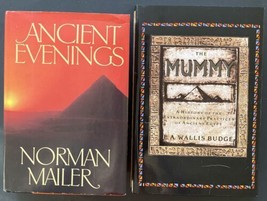 Ancient Evenings Norman Mailer 1983 BCE &amp; The Mummy E.A. Budge 1989 New/... - £28.37 GBP