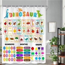 Kids Cartoon Animal Alphabet Shower Curtain 72x72 - $1,021.89 MXN
