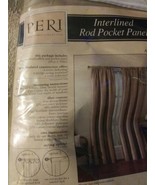 108&quot;x54&quot; Linen Window Curtain Panel Natural  - $5.89