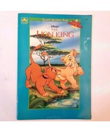 Lion King Giant Sticker Fun 1994 Golden Book 2745 only missing one small... - $6.93