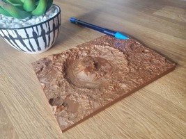 Mars Topography Model of Gales Crater - ie, the Curiosity Landing Site - £9.38 GBP