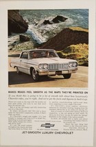 1964 Print Ad Chevrolet Impala Super Sport Coupe Chevy by the Sea - £10.91 GBP