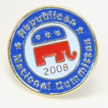 Republican National Committee 2008 Hat Jacket Lapel Pin 3/4&quot; Dia - $82.57 MXN