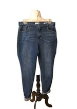 Jessica Simpsons Jeans Cuffed Women&#39;s Size 10 Dark Wash - $14.92