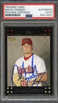 2007 Topps Update #169 Micah Owings Signed Card Auto PSA Slabbed - £39.49 GBP