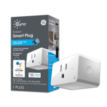 Ge Cync Indoor Smart Plug, Bluetooth And Wi-Fi Smart Outlet Socket, Compatible - £31.99 GBP