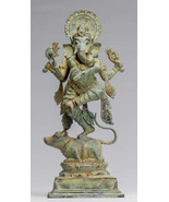 Ganesh - Antigüedad Javanés Estilo Bronce Danza Indonesio Estatua -45cm ... - $1,674.78