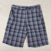 Lululemon Gray Plaid Kahuna Golf Casual Shorts 10&quot; Inseam Men&#39;s Size 32 - $27.83