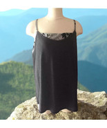 GAP FIT gray striped floral workout athletic tank top women&#39;s 2xl built ... - $26.07
