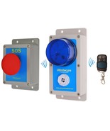 Wireless Panic Alarm with Large SOS Button - for Shops &amp; Small Business ... - £207.23 GBP