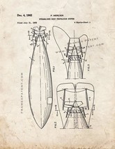 Streamlined Body Propulsion System Patent Print - Old Look - $7.95+