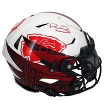 Patrick Mahomes Autographed Chiefs / Texas Tech Ripped Speed Flex Helmet Beckett - £4,307.54 GBP