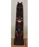 Vintage skagway alaska 6&quot; Wooden totem pole Forget Me Not Fine Gifts Rar... - $668.75 MXN