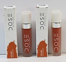 2x Dose of Colors Matte Liquid Lipstick Old Flame (Warm Rusty Orange) Full Size - £12.58 GBP