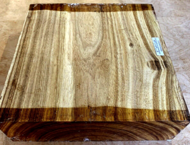 One Exotic Kiln Dried Canarywood Bowl Blank Turning Wood Lumber 8&quot; X 8&quot; X 3&quot; - $42.52