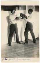 Real Photo Postcard (RPPC) 1914 Boxing Duo NOKO Postcard Unposted - £9.00 GBP