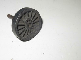 Lionel Part - Original P/W Steam Loco Blind Wheel W/AXLE - 1 3/8&quot; Wide SR107D - £1.86 GBP