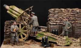 1/35 3pcs Resin Model Kit German Soldiers Artillery (no Gun) WW1 Unpainted - £14.83 GBP