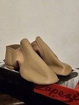 Capezio CG15 Stretch Jazz Dance Shoe Tan Leather Adult NEW Size 3 10 - $37.97