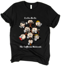 Chemistry Coffee Molecule Caffeine Funny Chemist Unisex T-Shirt - £22.38 GBP