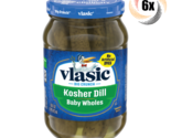 6x Jars Vlasic Big Crunch Kosher Dill Baby Wholes Pickles | 16oz | Fast ... - $55.18