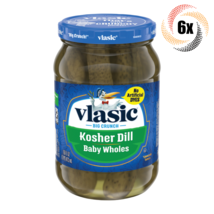 6x Jars Vlasic Big Crunch Kosher Dill Baby Wholes Pickles | 16oz | Fast ... - £44.10 GBP