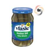6x Jars Vlasic Big Crunch Kosher Dill Baby Wholes Pickles | 16oz | Fast ... - £43.59 GBP