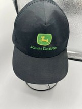 John Deere Licensed Black Trademark Hat / Cap - £11.73 GBP