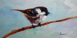 12x24 inches Sparrow  stretched Oil Painting Canvas Art Wall Decor modern210 - $50.00