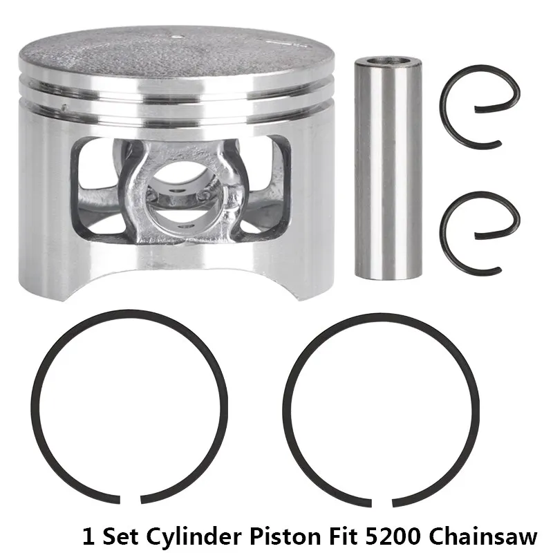 4Pcs Gasoline Chainsaw 45mm Piston Ring Pin Kit Fit for 5200 52C Spare Parts for - £61.48 GBP