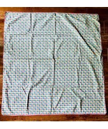 Vintage Handmade Large Multi Color Check Soft Cotton Child Crib Blanket ... - $1,044.42 MXN
