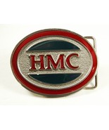 1970&#39;s HMC ? Construction ? Red Blue Belt Buckle by CD HIT Made In USA 1... - £35.60 GBP