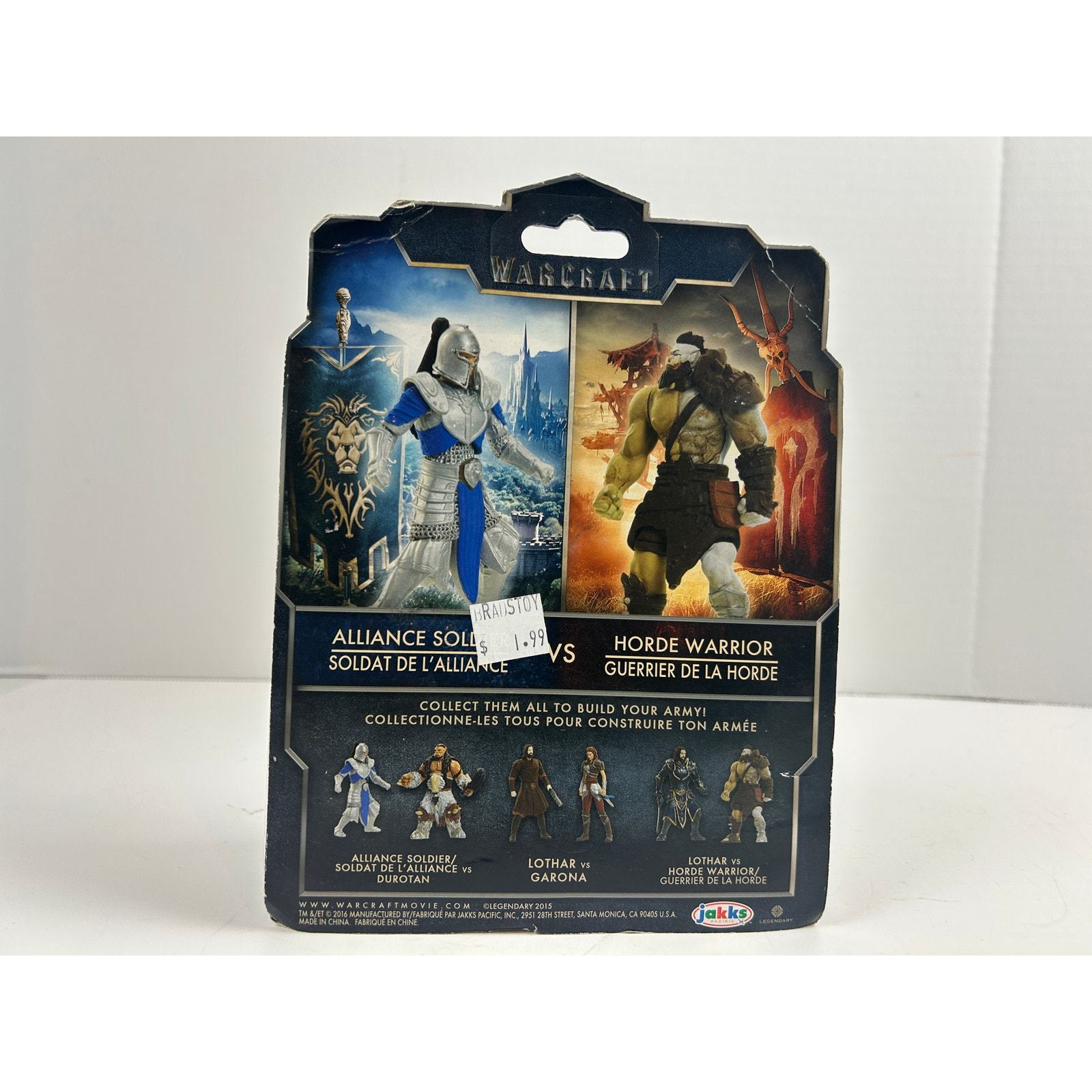 Warcraft Alliance vs Horde 2-Pack Mini Figures NIP Item image 3