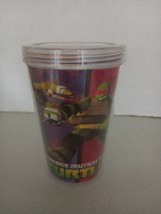Zak! Teenage Mutant Ninja Turtle Cup Tumbler Plastic Lid  No Straw TMNT Children - £3.99 GBP
