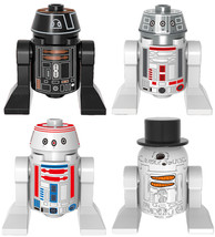 1pcs/set Star Wars Astromech Droid R4-90,R5-J2,R5-D8,SW424 Minifigures - £2.12 GBP