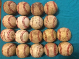 18 USED BASEBALLS - MIXED BRANDS - FREE SHIPPING - $28.95