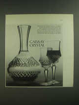 1974 Galway Crystal: Royal Irish Suite Advertisement - $18.49