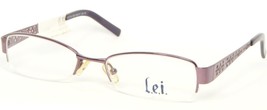 New W/ Tag L.E.I. Lei 104 505 Light Eggplant /PURPLE Eyeglasses LEI104 49-17-130 - £24.90 GBP