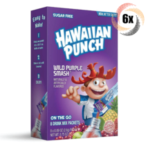 6x Packs Hawaiian Punch Wild Purple Smash Drink Mix | 8 Singles Each | .75oz - £13.91 GBP