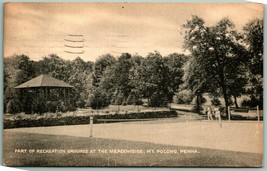 Recreation Grounds at Meadowside Mount Pocono PA Collotype Postcard D14 - £3.83 GBP