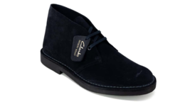 Clarks Men Lace Ups Shoes - 11 US EU 44.5 Blue Fashion Designer Elegant - $3,428.52 MXN