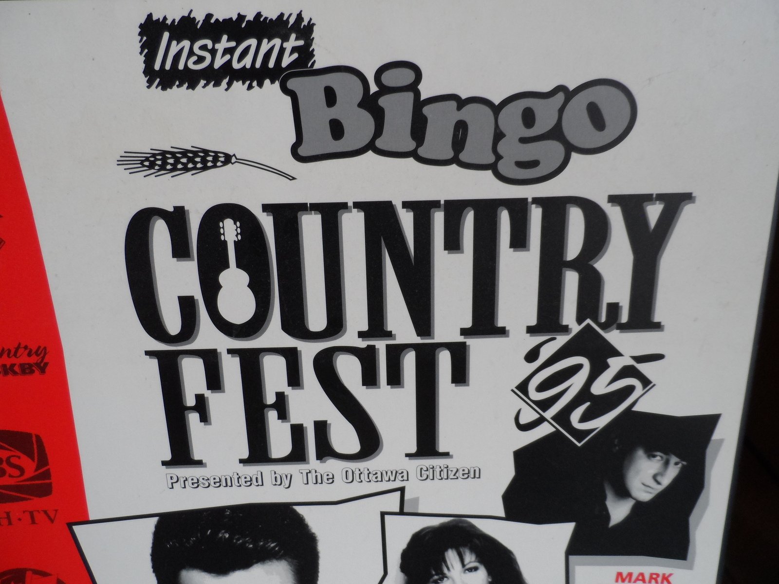 Country Fest Vince Gill Poster 1995 Ottawa Patty Loveless 24*17&quot; Inch Ma... - $39.50