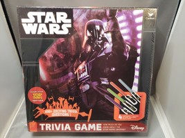New Star Wars Trivia Game 650+ Questions With 4 Lightsaber Puzzles. Nib - £11.00 GBP
