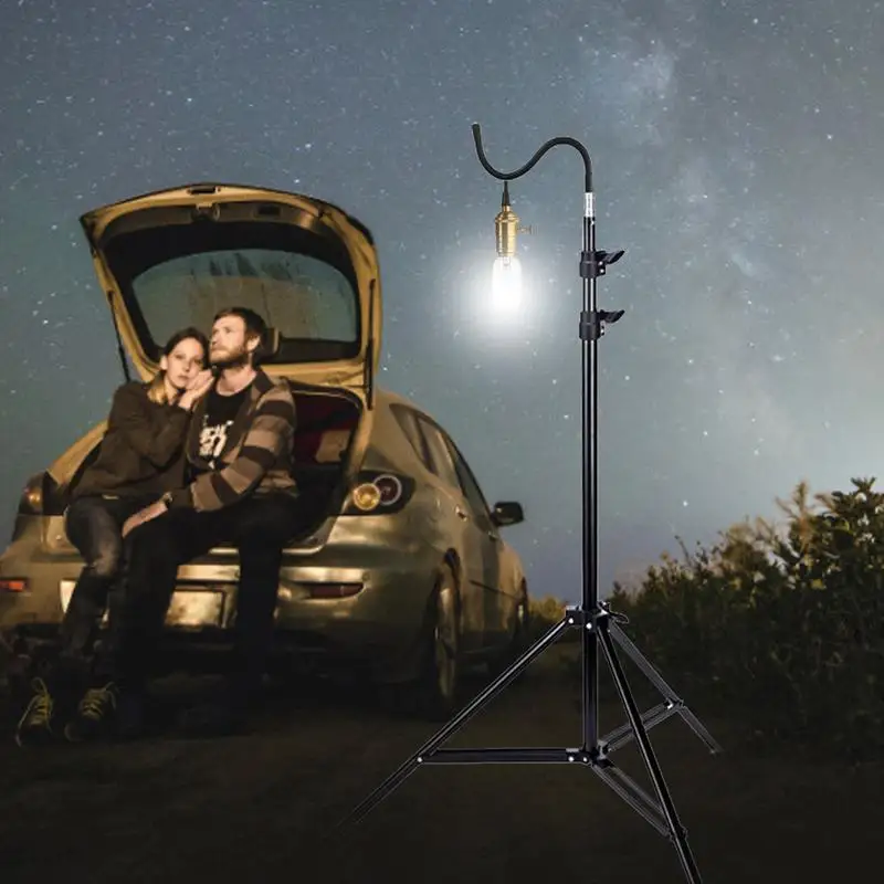 Camping Light Stand Portable Light Post Pole LED Work Lights Stand Adjustable - £32.98 GBP+