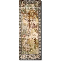 Alphonse Mucha Poster Art Painting Ceramic Tile Mural BTZ06597