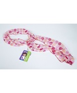 LIMITED TOO NWT 2 IN 1 HEADSCARF WAIST NECK HIP SASH HEAD SCARF PINK POL... - $149.46 MXN