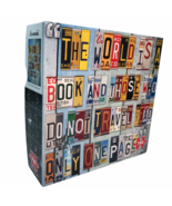 License Plates Puzzle 750 Piece By Re-Marks Made In The USA Fun And Very... - $14.39