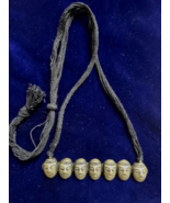 Antique Bronze Tribal Necklace Naga Head Hunter - $4,154.44 MXN
