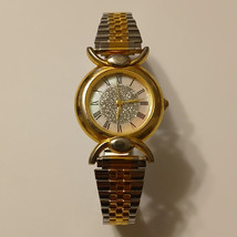 Vtg Sasson Women&#39;s Two-Toned Stainless Steel Quartz Bracelet Watch Japan Movt - £23.46 GBP