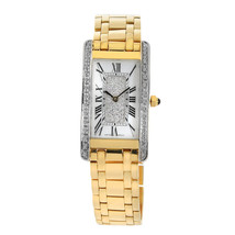 Geneve 18K Yellow Gold Watch With Customized Bezel - £6,330.05 GBP